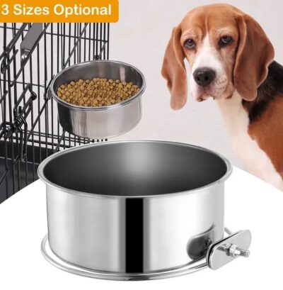 00163634-d28c-4a03-a570-c8def7a2535e.jpg Tainless Steel Dog Bowl Pets Hanging Food Bowl Detachable Pet