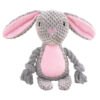 587813865 Pet plush sound cotton rope toy fox frog pig dog interactive tug of war training supplies
