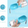 Portable Dog Water Bottle With Food Container & Filter, Travel Drinking Bottle For Pets