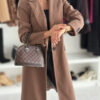 Lapel Single-breasted Wool Coat Winter Long Sleeve Solid Color Long Jacket Women Clothing