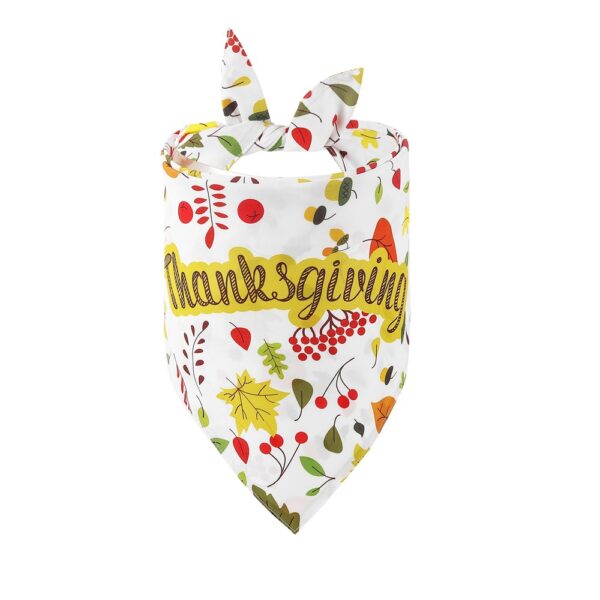 New Pet Scarf Dog Triangle Scarf Thanksgiving Pet Bandana