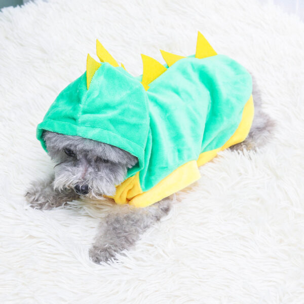 587632994 Funny Dinosaur Costume Pet Clothes Teddy Clothes Dog Clothes Cat Pet Supplies
