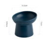 Anti overturning cat food bowl pet supplies cat water bowl rice bowl