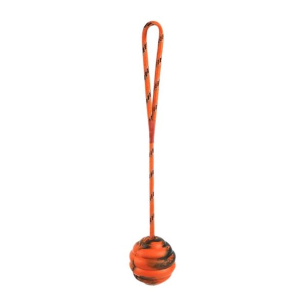 587690713 Pet Dogs Training Toy Natural Rubber Ball On Rope For Reward Fetch Play Interactive Funny Dog Toy Dog Training Supplies
