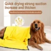 587616785 Quick-drying Towels for Pet/Dog/Cat Soft Fiber Towels Water-absorbent Bath Towel Convenient Pet Shop Cleaning Towel Pet Supplies