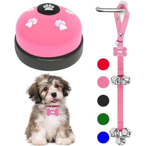 08311200-aed9-4cec-a763-c3b9f6d90f8f.jpg 2 Pack Dog Door Bells Dog Doorbell To Go Outside Puppy Train Bell For Dogs To Ring