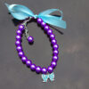 587813810 Dog Collar Rhinestone Pearl Necklace Diamond Pet Collars Mascotas Dog Accessories Leashes For Little Dogs Pet Supplies Cachorro