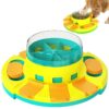 Pet Supplies Teething Sound Ball Dog Puzzle Leak Food Toys Pet Training Supplies Feeding Food Bin Dog Puzzle Diet Roulette