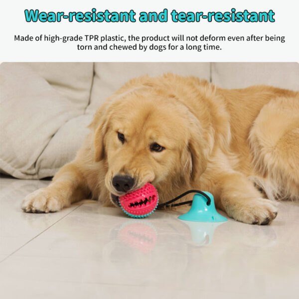 587691059 Dog Food Toys - Silicone Suction Interactive Chew Toy, Dental Cleaning Chew Brush for Puppy Teething & Pet Feeding Supplies