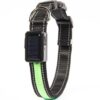 587639318 LED solar luminous collar charging flash collar Teddy luminous neck rope pet supplies dog collar accessories