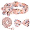 Sunflower Pet Collar Cotton Breathable Dog Collar Zou Ju Printed Neck Ring Pet Supplies