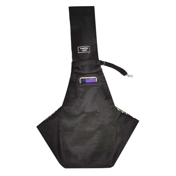 Crossbody breathable dog folding pet bag with large capacity pet supplies portable cat bag for outdoor use
