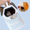 587814554 Cat Litter Shovel Self Cleaning Cats Litter Scooper Portable Cat Litter Box Kitten Toilet Cleaning Tool Pet Cat Supplies