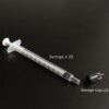 0a14b4f6-e2fd-4182-85ac-ec6f6fba2619.jpg 25pcs Luer Slip Tip 1ml Syringes With Caps Are Great For Pet Feeding, Glue, Hobby Crafts, Measurement, And Liquid Refill, But Not For Professional Medical Use