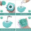 Pet Bath Massage Brush Puppy Dog Cat Grooming Cleaning Soft