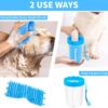 0a49aeca-f70c-446b-8d13-aebbf43a4009.jpg Professional 7 In 1 Dog Paw Cleaner For Dogs & Cats Includes 1 Portable Paw Washer 1 Bath Brush 2 Dog Toothbrushes And 3 Absorbent Towels Note Fits Paws 1.5 To 2.5 Inches Wide