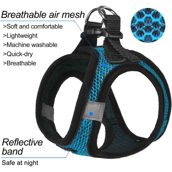 Breathable Puppy Cat Dog Vest Harnesses For Small Medium Dogs