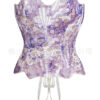 Sexy Hollow Out Corset Top Women Lace Double-layer Streetwear Party Club Corset Clothing
