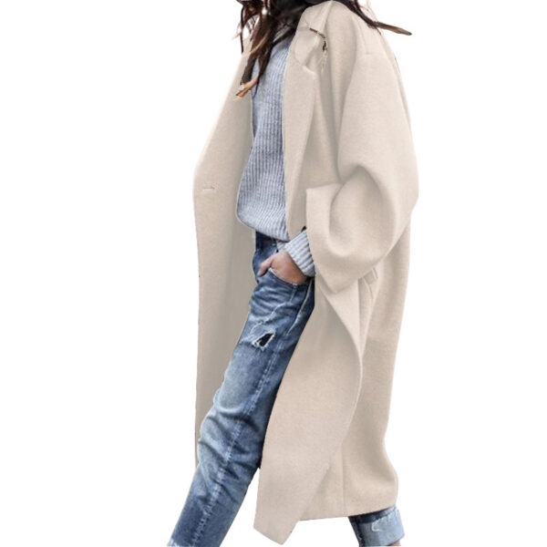 0d640a3c-5ec2-4bfb-84b2-101c8ee79583.jpg Casual Long Jacket With Pockets Solid Color Single Breasted Lapel Woolen Coat For Women Warm Winter Clothing