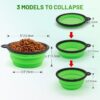 104abfd7-9be7-4e57-a23e-7ac18db73474.jpg Dog Bowl Pet Collapsible Bowls, 2 Pack For Cats Dogs, Portable Pet Feeding Watering Dish For Walking Parking Traveling With 2 Carabiners