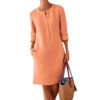 1126217947656-1.jpg Women Clothing Dress Streetwear Ethnic Style Long Sleeve Dress
