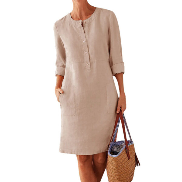 1296013566718-9.jpg Women Clothing Dress Streetwear Ethnic Style Long Sleeve Dress