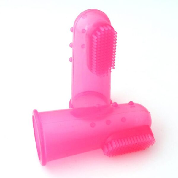 Pet Toothbrush Silicone Finger Dog Toothbrush Cat Finger Sets Brushing Teeth Oral Cleaning Supplies