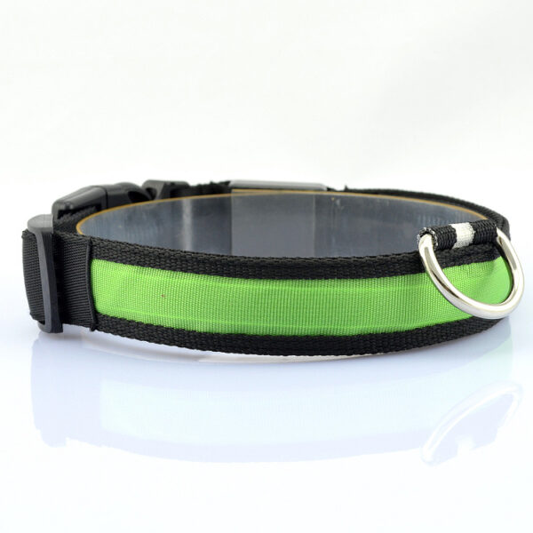 587814169 LED Pet Luminous Collar USB Charging Collar Teddy Luminous Neck Sleeve Small Large Dog And Cat Supplies