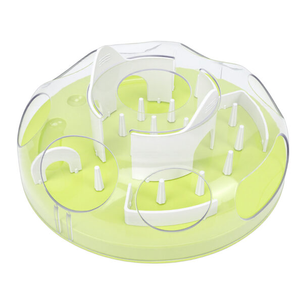 1393298e-e644-4bfc-9bf0-e57cf98c7f8a.jpg Interactive Cat Puzzle Feeder Funny Cat Puzzle Food Dispenser Enrichment Toy For Pets Play And Exercise Green