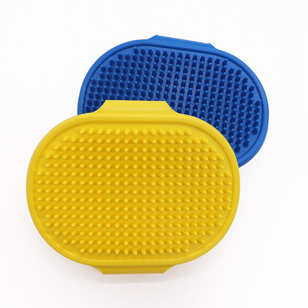 587634471 Soft Rubber Dog Cat Brush Pet Bath Silicone Comb Massage Comb Hair Remover Pet Supplies Dog Grooming Wash Cleaning Equipment