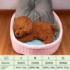 587693165 Dog House Winter Warm Dog Bed Half-Enclosed Pet Dog House Cat Bed Pet Mat Pet Cage Pet Enclosure