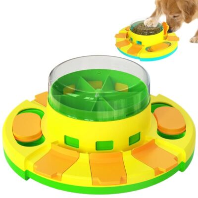 587625639 Pet Supplies Teething Sound Ball Dog Puzzle Leak Food Toys Pet Training Supplies Feeding Food Bin Dog Puzzle Diet Roulette