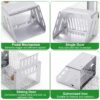 16c7760a-c787-4ed5-9222-7d286311bb04.jpg 1Pc Automatic Continuous Rat Trap Single Door Mouse Cage Humane Live Animal Trap Cage Indoor Outdoor For Small Rodents Mice Voles