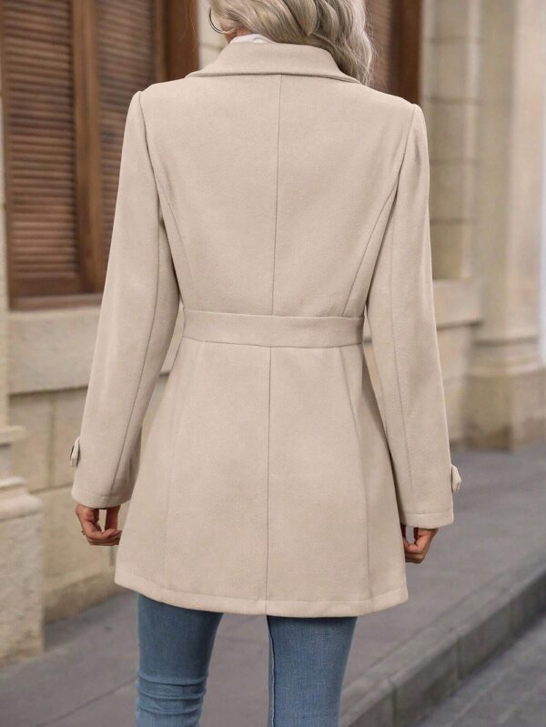 186f901c-4841-41c4-bc3a-3afd14b8a48a.jpg Elegant Single-breasted Woolen Coat Buttons Lapel Mid-length Jacket Temperament Commuter Outwear Clothing For Women