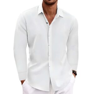 18a4bb7f-5544-475f-be5a-029080d896a7.jpg Long Sleeve T-shirt Undershirt Solid Color Long Sleeve Cotton Linen Shirt Men