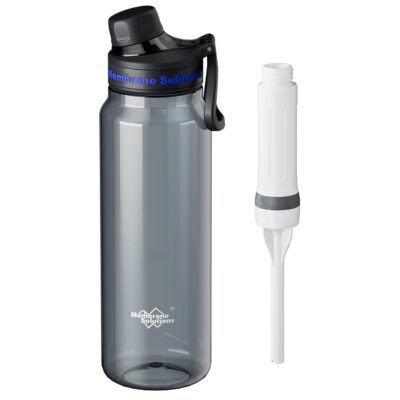 18fe2e45-a79c-434b-a233-442c148057ed.jpg 1060mL Water Filter Bottle, 4Stage F Daily Hydration Travel, Gray