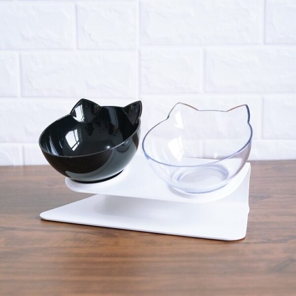 191604321123264.jpg Cat Double Bowl Cat Food Bowl Protects Cervical Vertebra