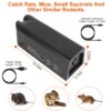 1939947218362699776.jpg 1Pc Electric Rat Trap Reusable Mice Trap Rodent Zapper Indoor Pest Control Rechargeable Shock Mice Killer With 1800V High Voltage For Home Spring Summer