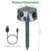 1941693733653450752.jpg 1Pc Ultrasonic Solar Animal Repeller Outdoor Mole Snake Squirrel Repellent Waterproof With 3 Modes Motion Sensor Vibration Stake For Farm Garden Yard
