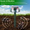 1941693734471340032.jpg 1Pc Ultrasonic Solar Animal Repeller Outdoor Mole Snake Squirrel Repellent Waterproof With 3 Modes Motion Sensor Vibration Stake For Farm Garden Yard