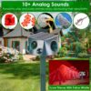 1941693740083318784.jpg 1Pc Ultrasonic Solar Animal Repeller Outdoor Mole Snake Squirrel Repellent Waterproof With 3 Modes Motion Sensor Vibration Stake For Farm Garden Yard