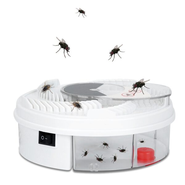 1948984087914221568.jpg USB Powered Electric Fly Trap Automatic Flycatcher Rotating Fly Pest Repellent Tool For Home Kitchen Restaurant