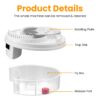 1948984089583554560.jpg USB Powered Electric Fly Trap Automatic Flycatcher Rotating Fly Pest Repellent Tool For Home Kitchen Restaurant