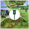1949006696924057600.jpg Solar Ultrasonic Animal Repeller Solar Powered Animal Repellent Chaser With PIR Motion Sensor IP54 Waterproof Sound Flashing Light For Deer Raccoon Squirrel Mice Snakes Cat Dog