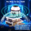 1959145483893215232.jpg 1Pc 360 Degree Ultrasonic Mice Repellent Indoor Rodent Repeller Rat Squirrel Rodent Control Device With 4 Modes 9 Strobe Lights Alarm Horn For Kitchen Warehouse