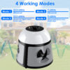 1959145487236075520.jpg 1Pc 360 Degree Ultrasonic Mice Repellent Indoor Rodent Repeller Rat Squirrel Rodent Control Device With 4 Modes 9 Strobe Lights Alarm Horn For Kitchen Warehouse