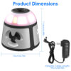 1959145488649555968.jpg 1Pc 360 Degree Ultrasonic Mice Repellent Indoor Rodent Repeller Rat Squirrel Rodent Control Device With 4 Modes 9 Strobe Lights Alarm Horn For Kitchen Warehouse