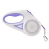 587639679 Dog walking rope with LED light automatic retractable traction rope non gripping dog traction rope pet supplies
