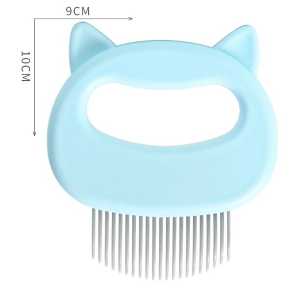 587690573 Elastic Soft Needle Comb Pet Hair Removal Massaging Shell Comb Cat Massage Brush Kitten Grooming Shedding Tools Bathing Supplies
