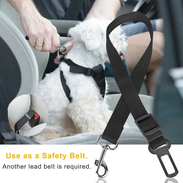 19e12703-8317-46c9-b04a-318fc76ef3f4.jpg 2Pcs Pet Dog Seat Belt Leash Adjustable Pet Dog Cat Safety Leads Harness
